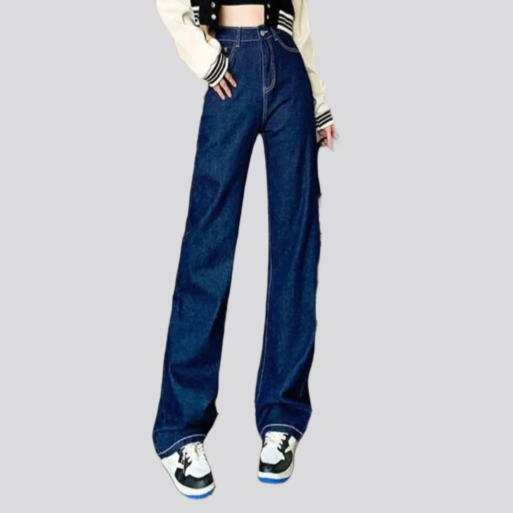 Straight-cut women jeans