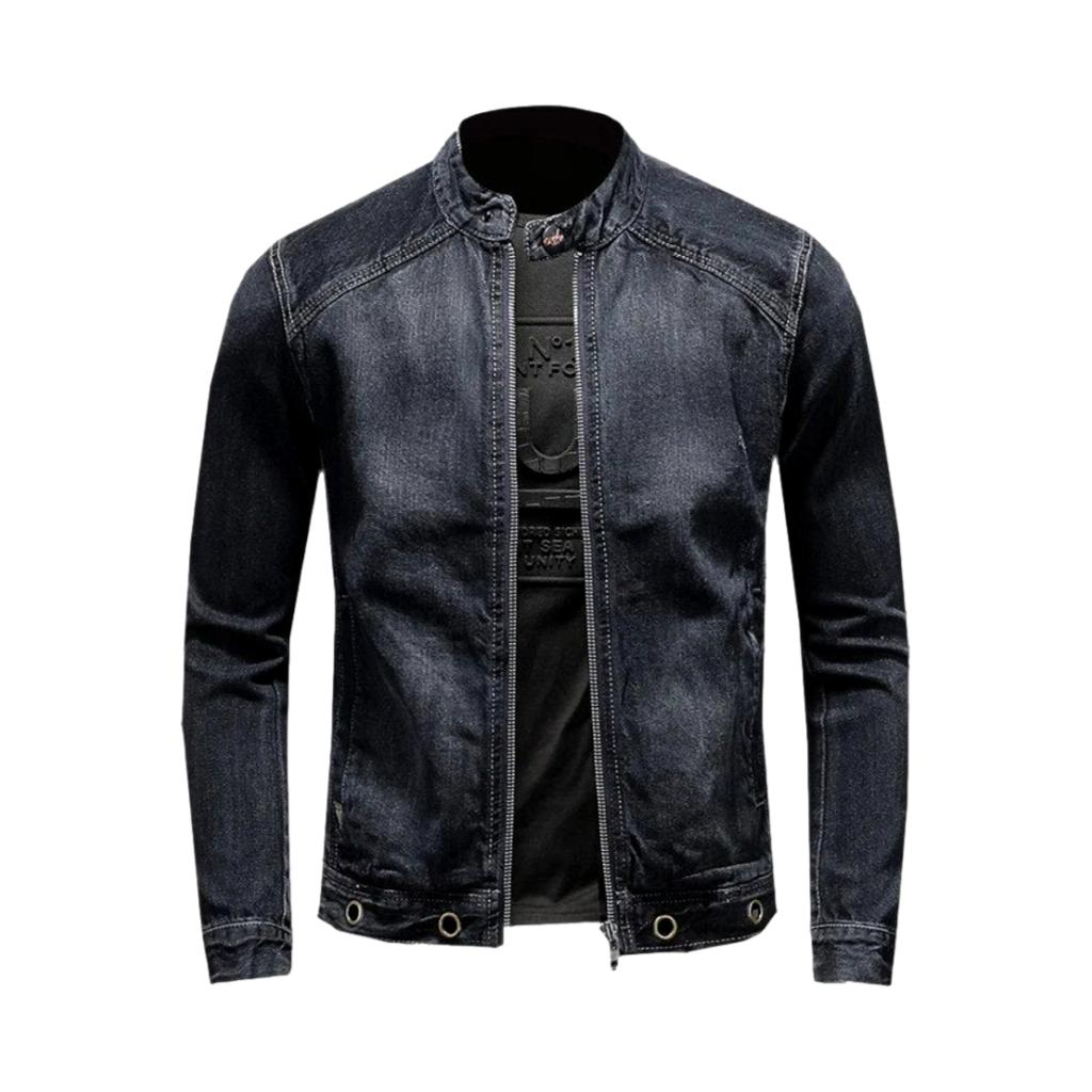 Vintage Moto Jeansjacke für Herren