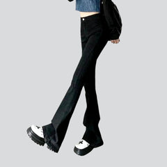 High-waist women bootcut jeans