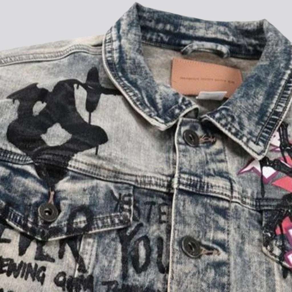 2k men denim jacket