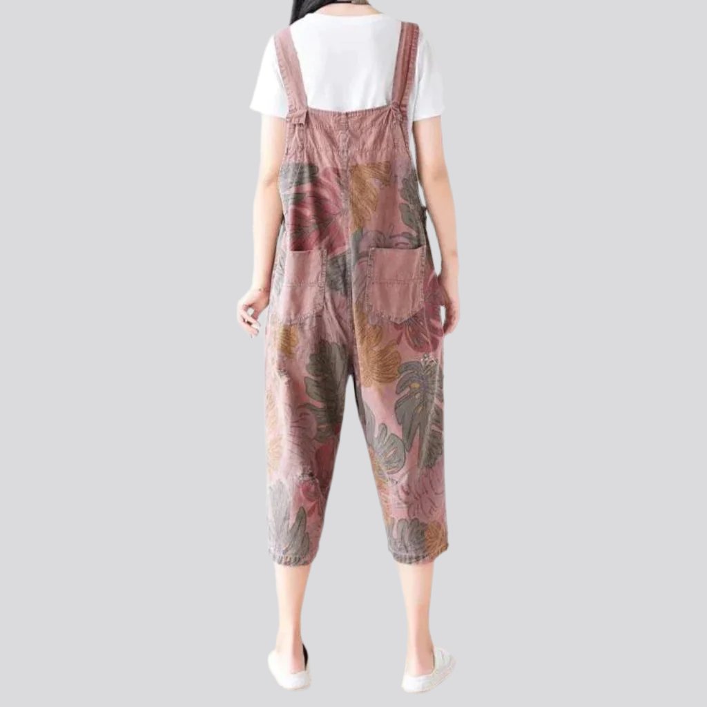 Baggy jean jumpsuit for ladies