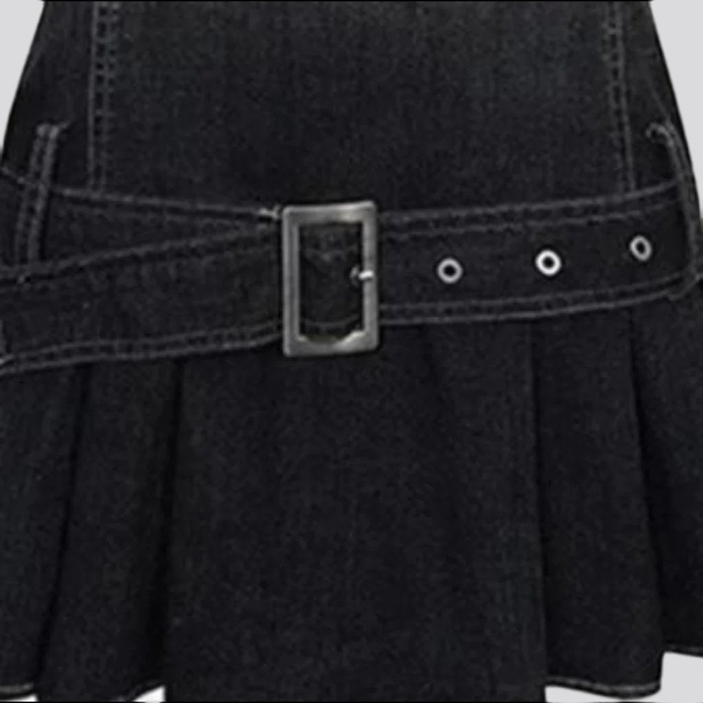 Vintage Mini-Jeanskleid für Damen