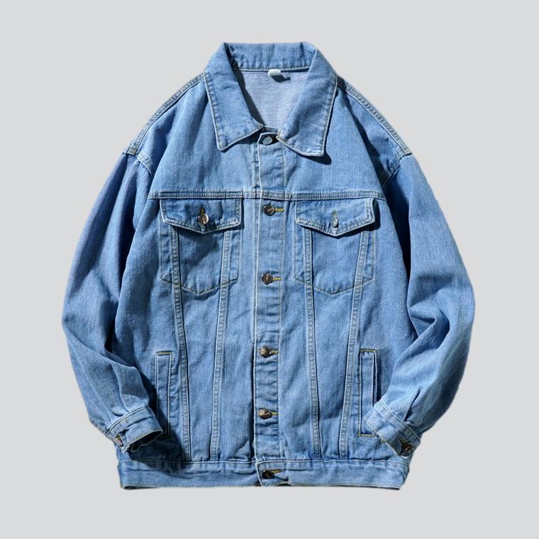 Street fashion men denim jacket