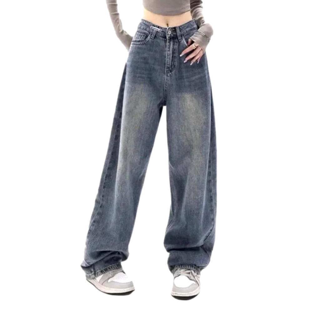 Street sanded jeans for ladies