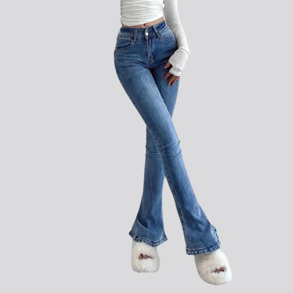 Street Stonewashed Jeans für Damen