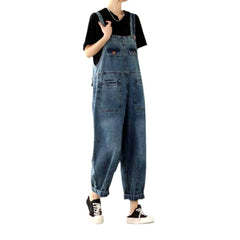 Vintage women jean jumpsuit