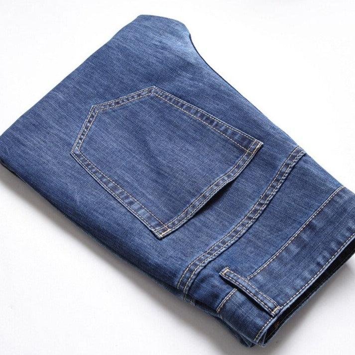 Two color leg men jeans