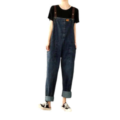 Baggy Vintage Denim Jumpsuit für Damen