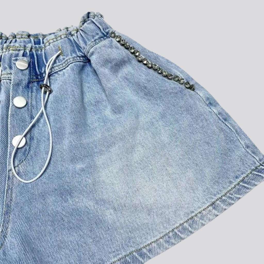 Pantalones cortos vaqueros urbanos para mujer