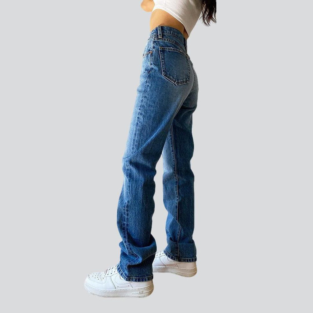 Trendy Straight Damen Jeans