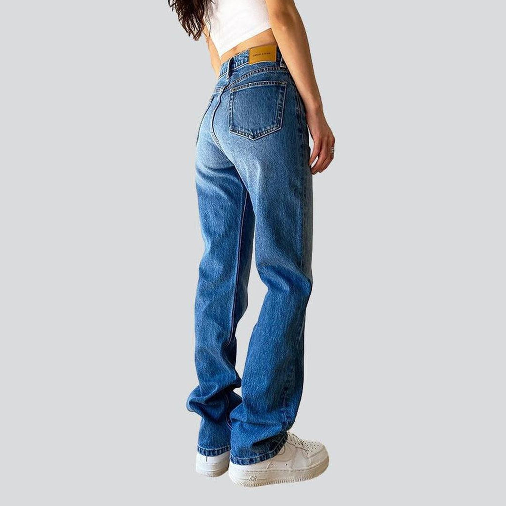 Trendy straight women jeans