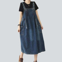 Dark wash urban denim dress