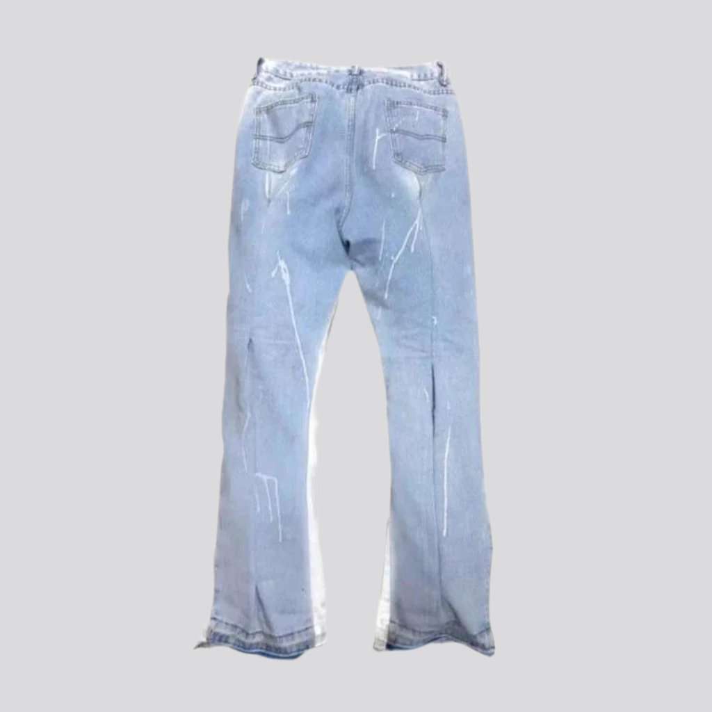 Mid-waist men y2k jeans