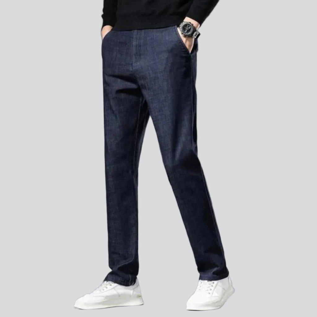 Slim stretch men denim pants