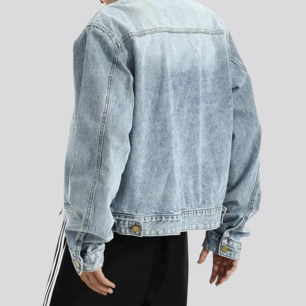 Oversized 90s men denim jacket