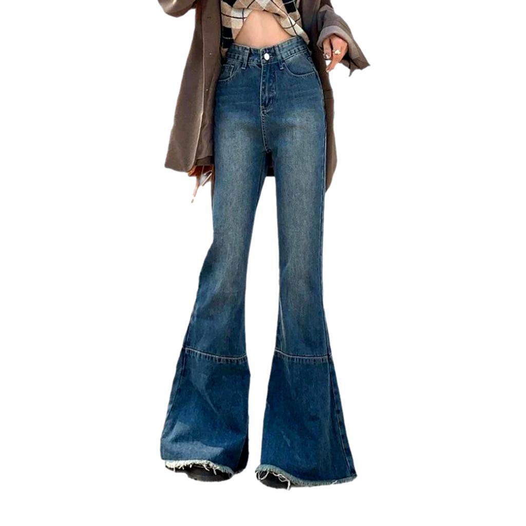 Vintage high-waist jeans for ladies