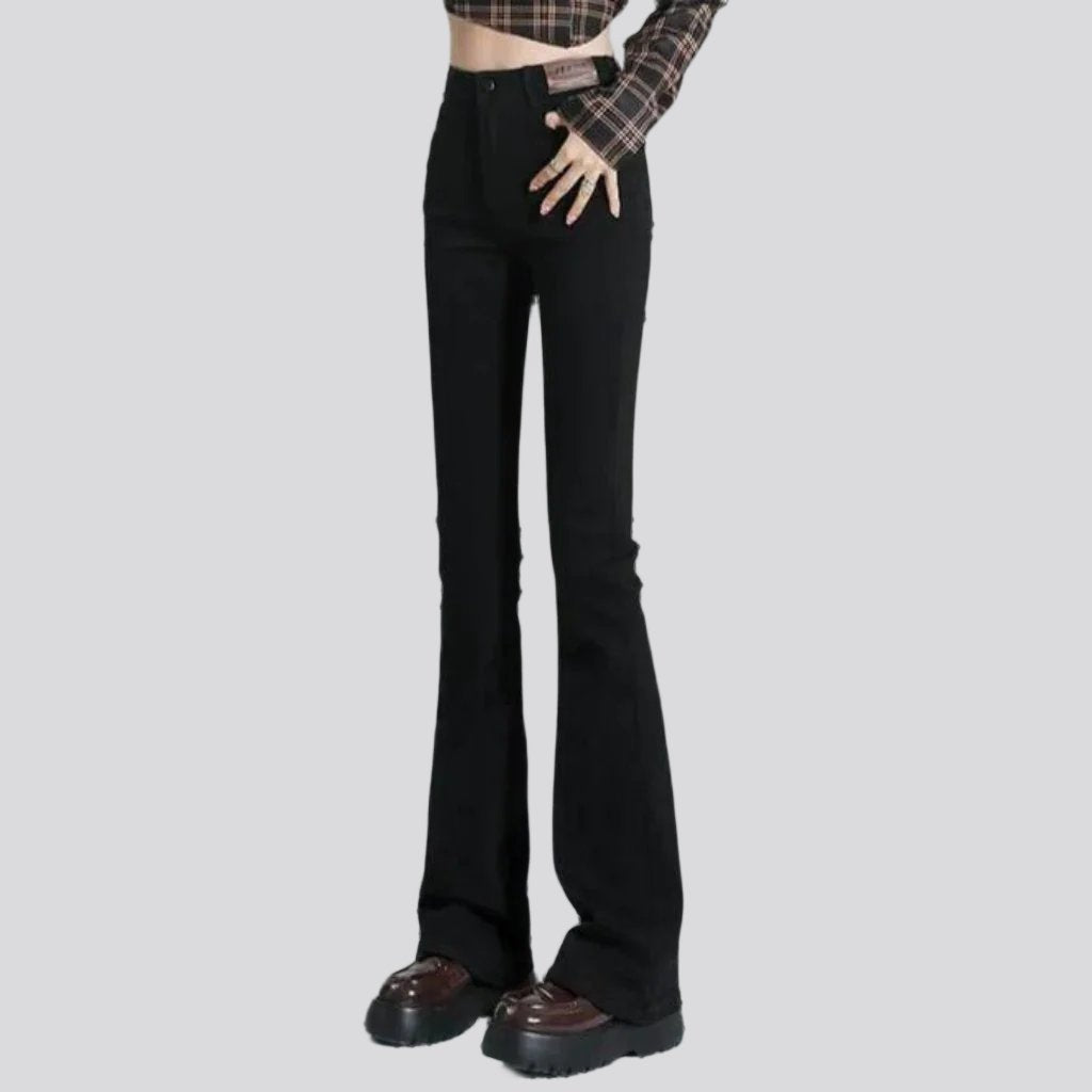 Street women bootcut jeans