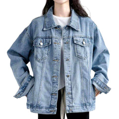 Leicht gewaschene Jeansjacke für Damen