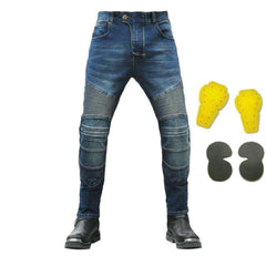 Casual biker jeans for men