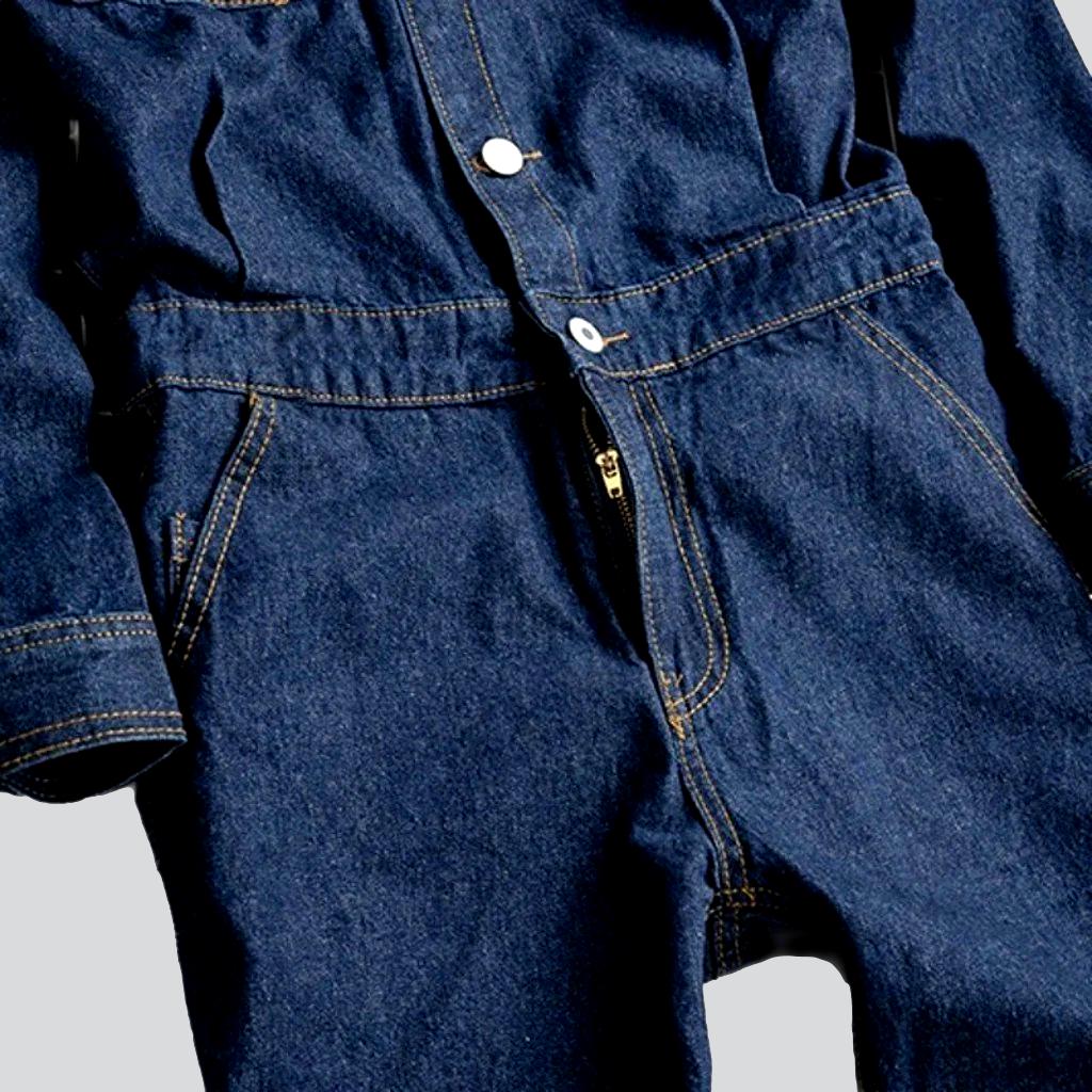 True denim overall for men