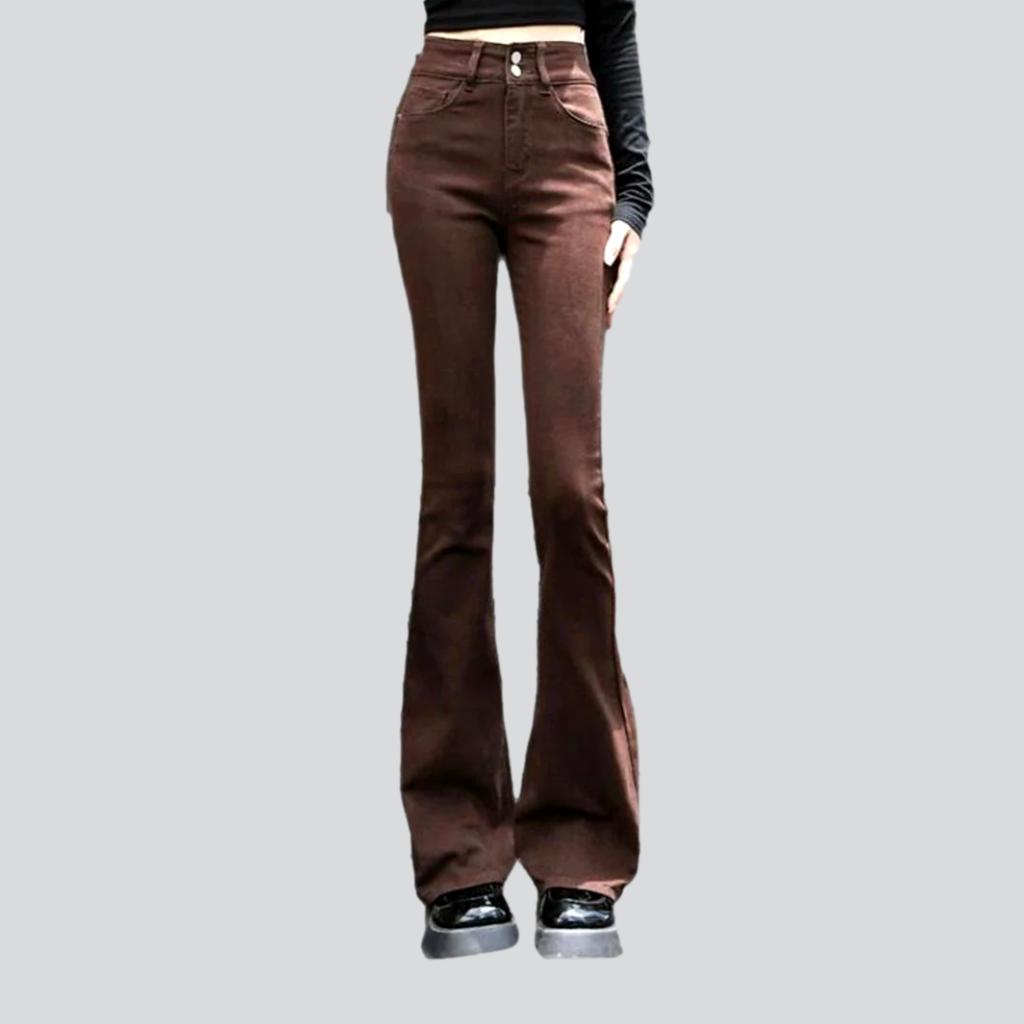 Push-up jeans for women