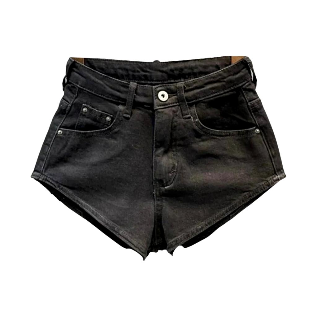 Streetwear vintage women denim shorts