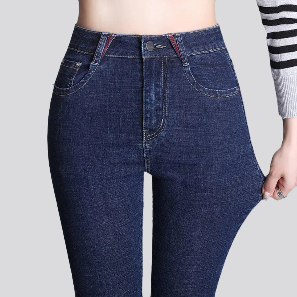 Stretchy skinny jeans for ladies