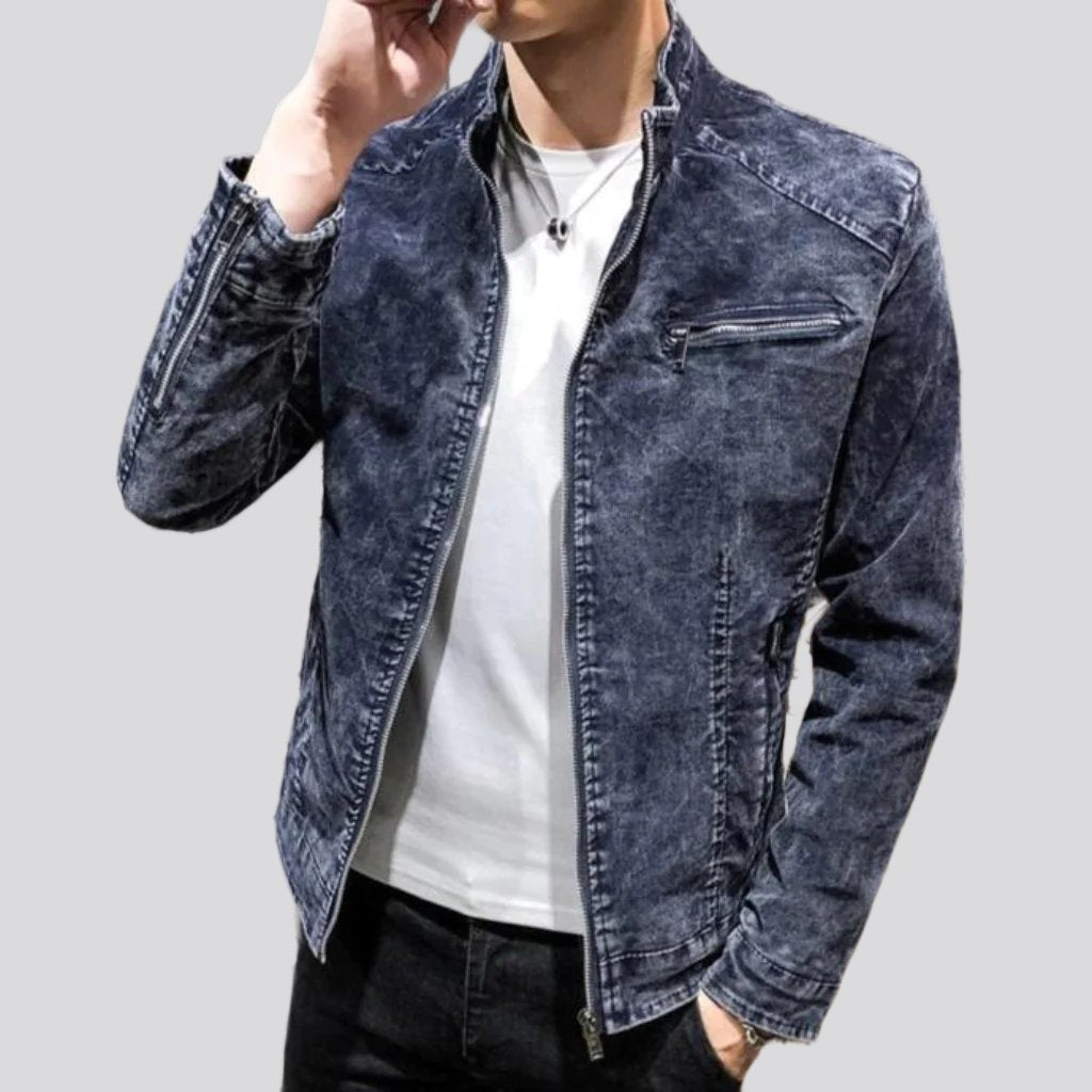 Slim y2k men jean jacket