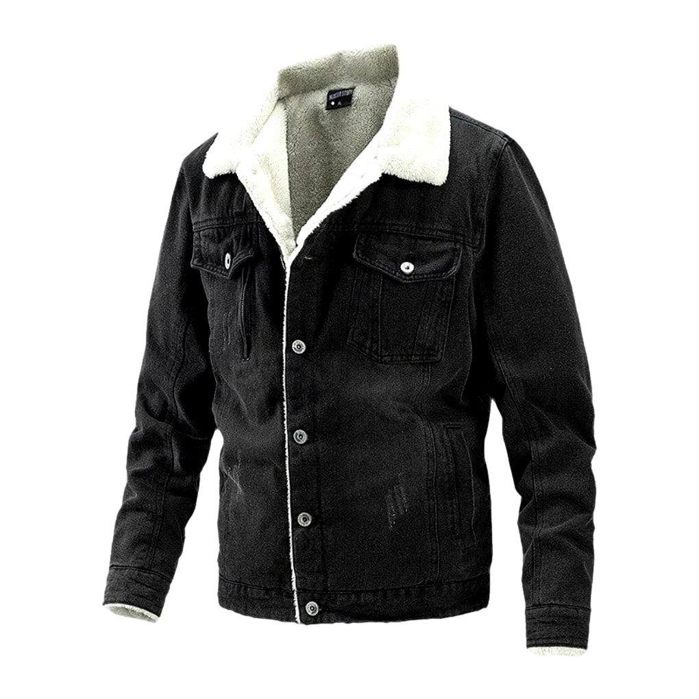 Regular denim jacket for men