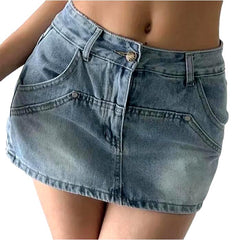 Ultra short urban denim skirt – Rae Jeans