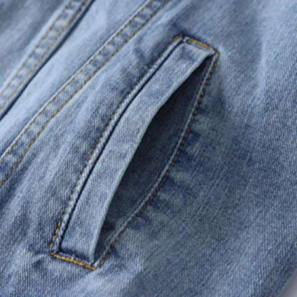 Leicht gewaschene Jeansjacke für Damen