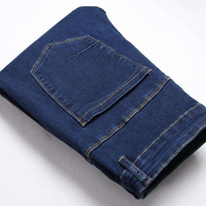 Men jeans with side bands