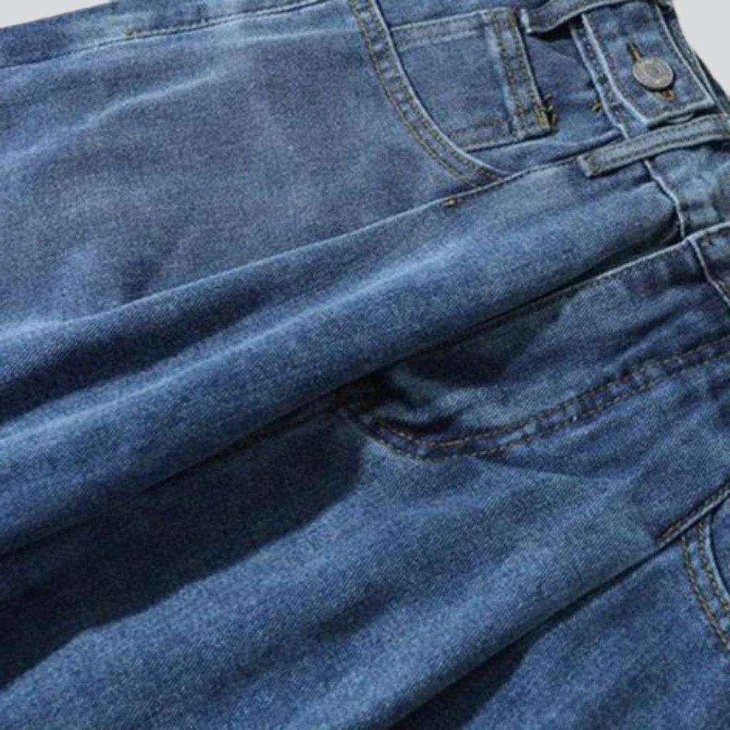 Baggy-Jeans für Herren mit verstellbarem Bund