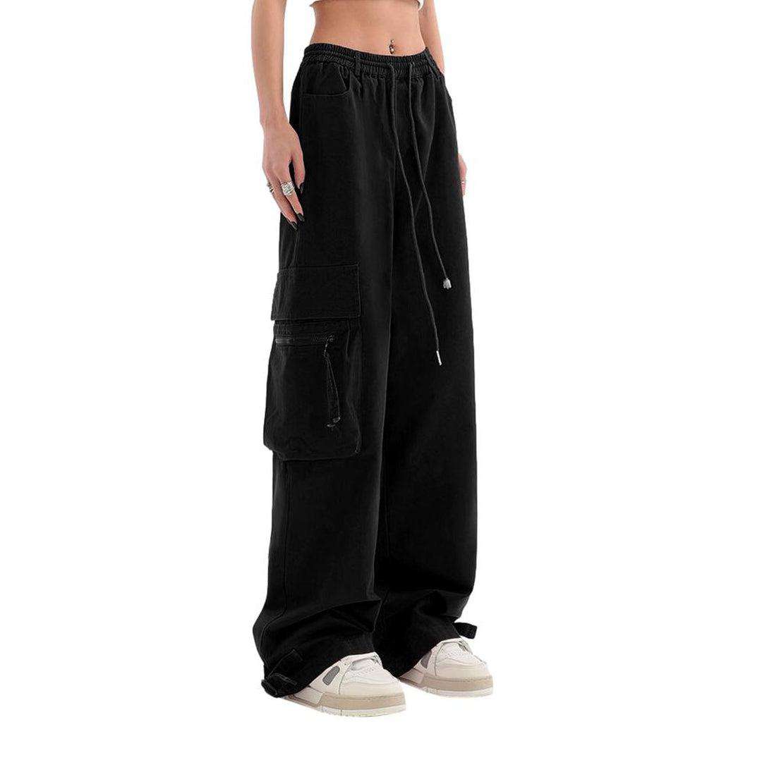 Pantalones vaqueros holgados tipo cargo para mujer