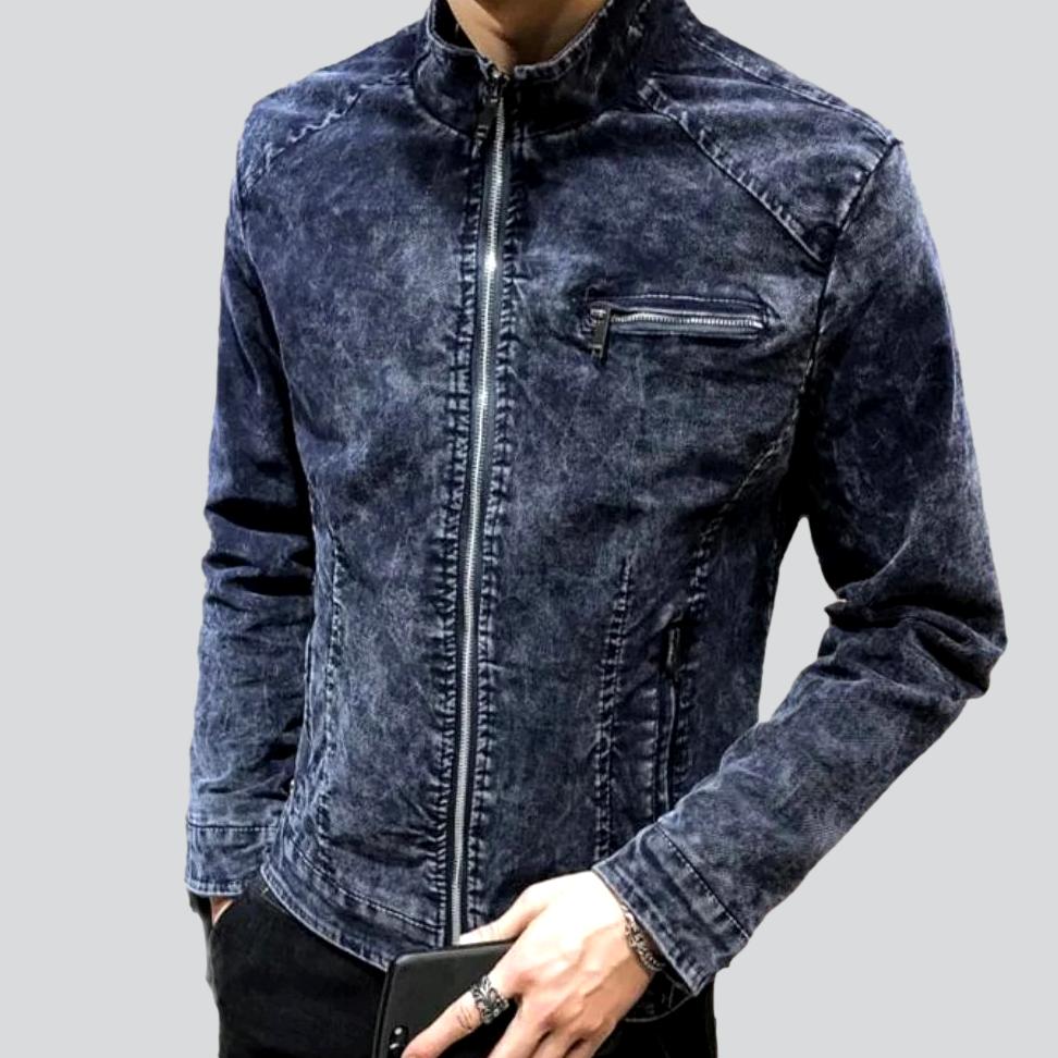 Slim y2k men jean jacket