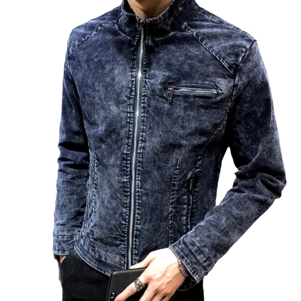 Slim y2k men jean jacket