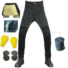 High-quality breathable biker jeans