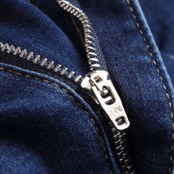 Men jeans with side bands