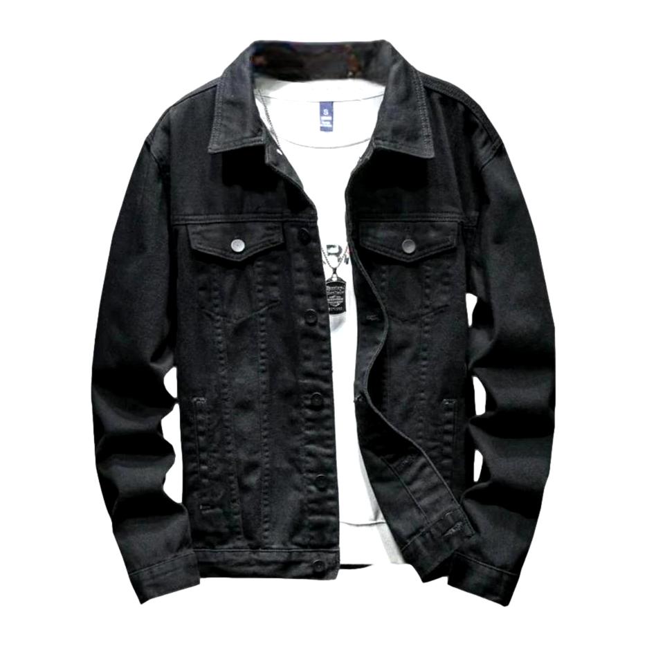 Oversized color men denim jacket