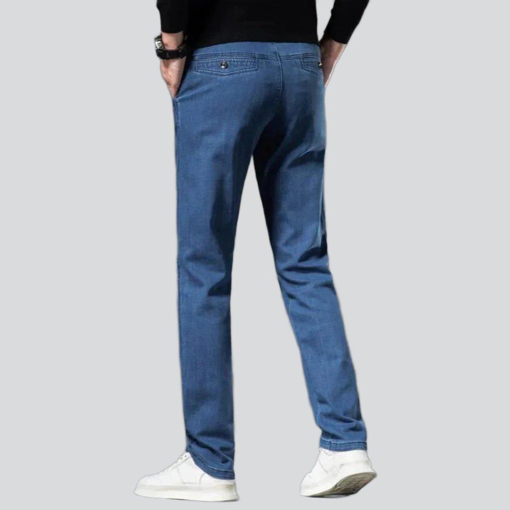 Slim stretch men denim pants