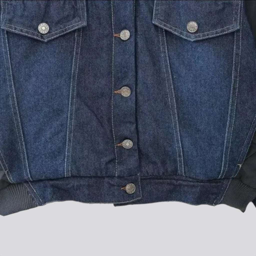 Street women jean jacket