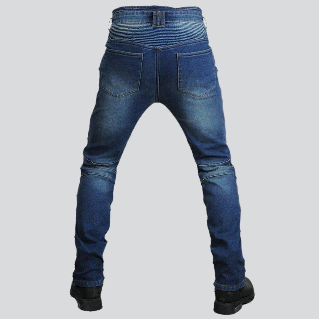 Winterwarme Herren Bikerjeans