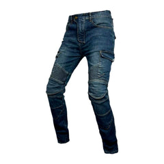 Protective cargo men biker jeans