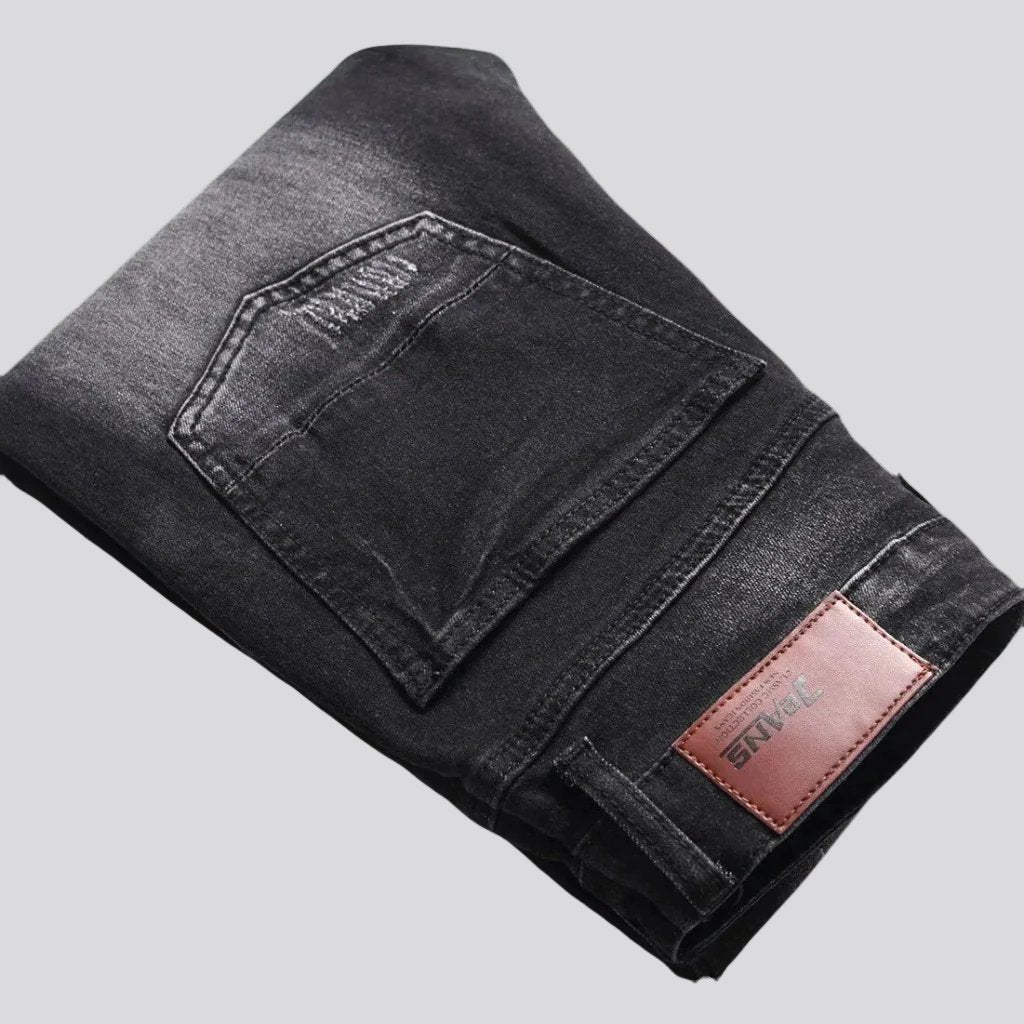 Biker Herren Sanded Jeans