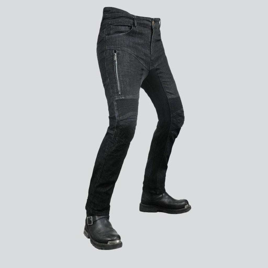 High-quality breathable biker jeans