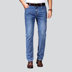 Thin-sanded men casual jeans