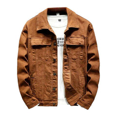 Color y2k men jeans jacket