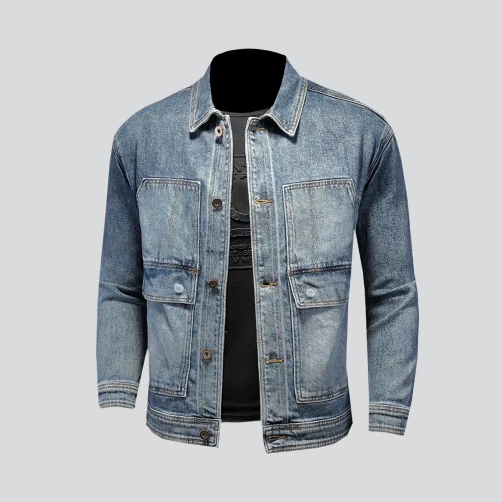 Schmale Street-Jeansjacke für Herren