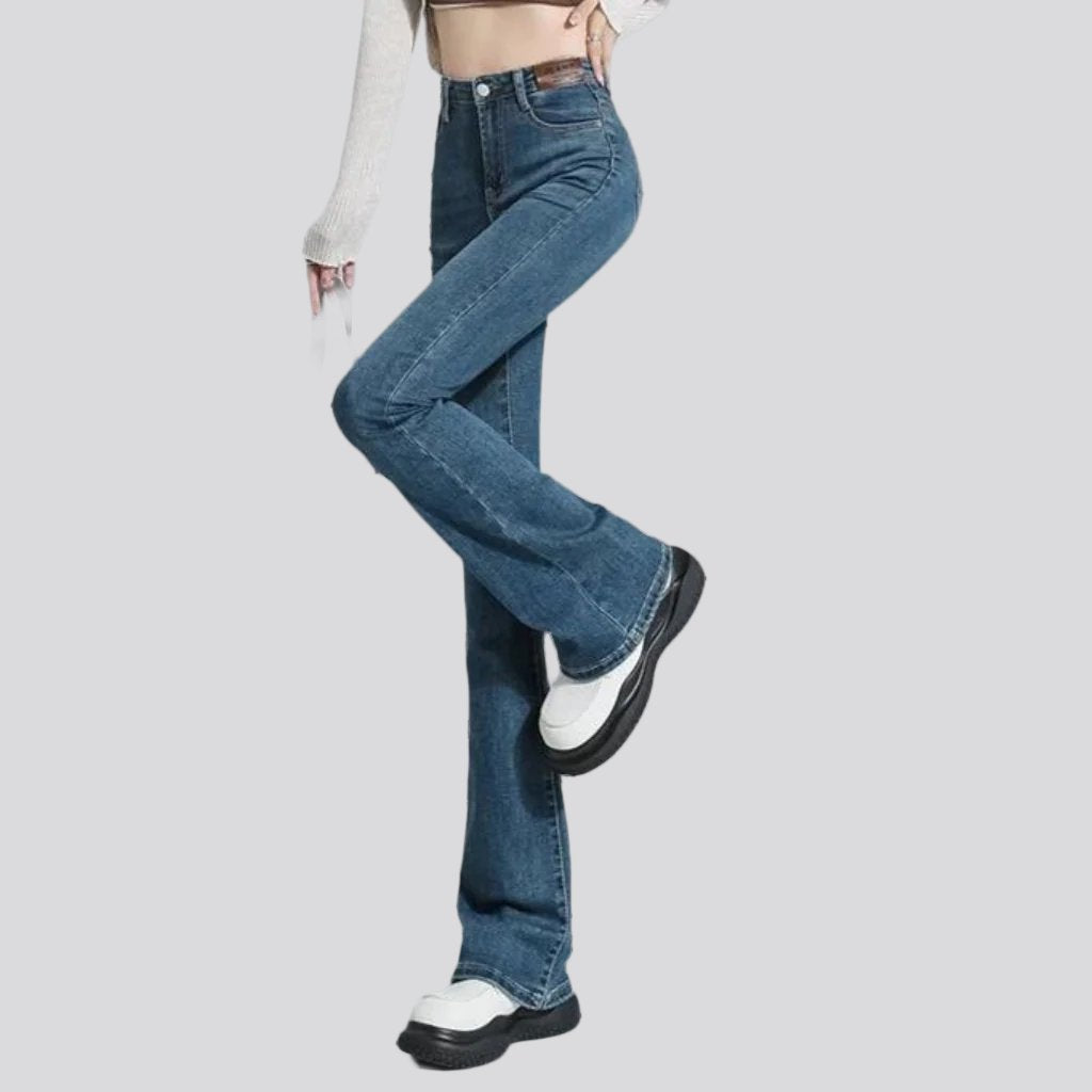 Street women bootcut jeans