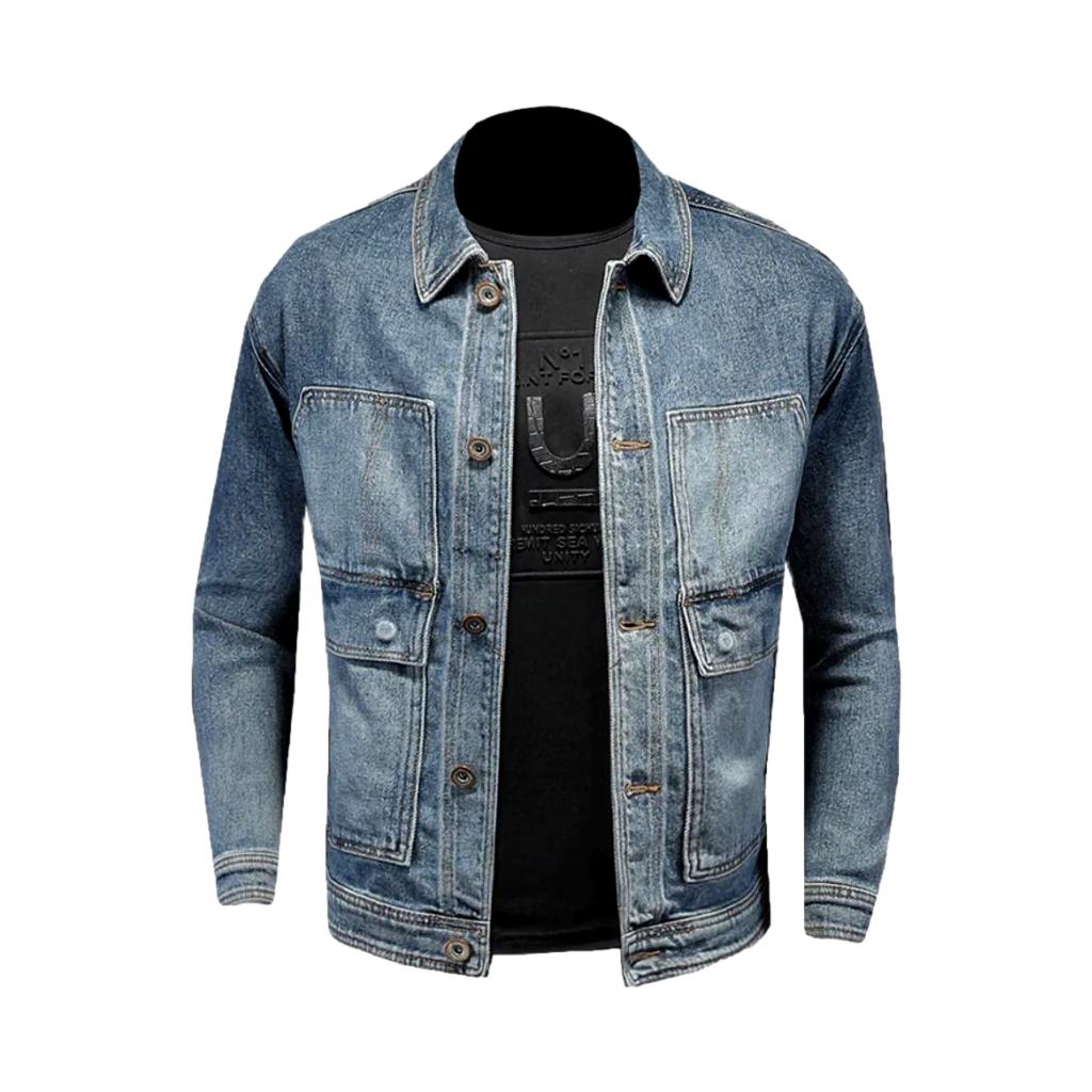 Schmale Street-Jeansjacke für Herren